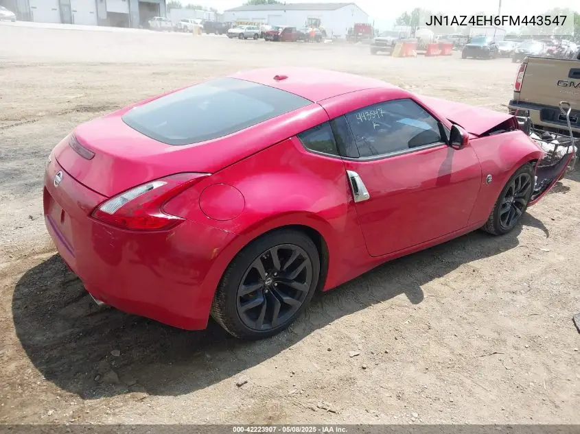 2015 Nissan 370Z Touring VIN: JN1AZ4EH6FM443547 Lot: 42223907