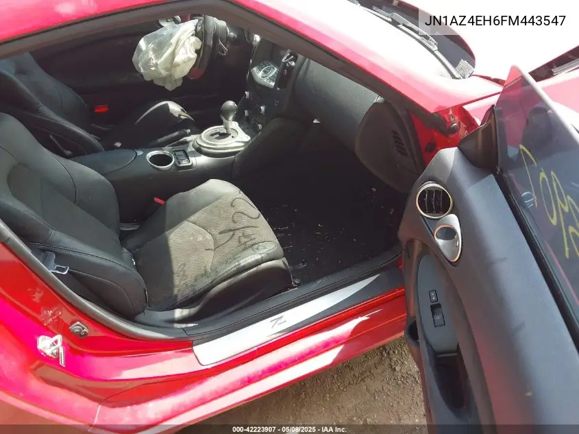 2015 Nissan 370Z Touring VIN: JN1AZ4EH6FM443547 Lot: 42223907