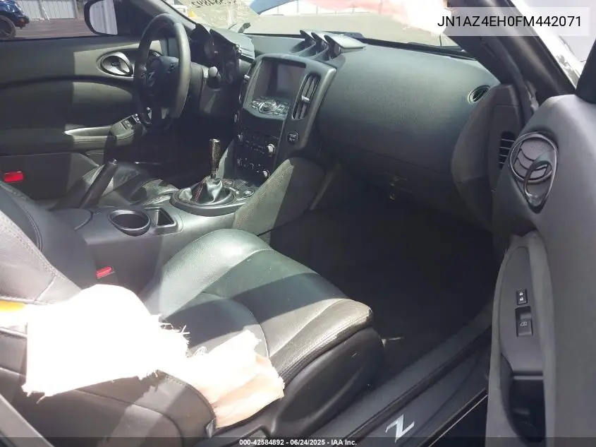 2015 Nissan 370Z Nismo Tech VIN: JN1AZ4EH0FM442071 Lot: 42584892