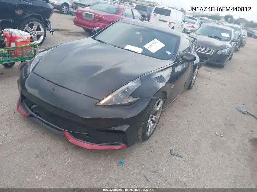 2015 Nissan 370Z VIN: JN1AZ4EH6FM440812 Lot: 42585696
