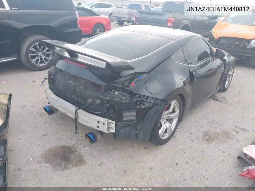 2015 Nissan 370Z VIN: JN1AZ4EH6FM440812 Lot: 42585696