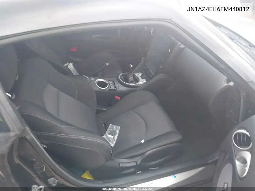 2015 Nissan 370Z VIN: JN1AZ4EH6FM440812 Lot: 42585696