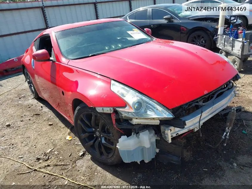 2015 Nissan 370Z Touring VIN: JN1AZ4EH1FM443469 Lot: 42675260