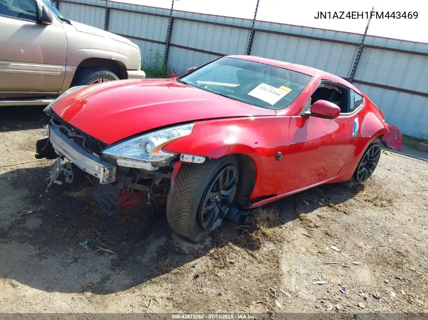2015 Nissan 370Z Touring VIN: JN1AZ4EH1FM443469 Lot: 42675260