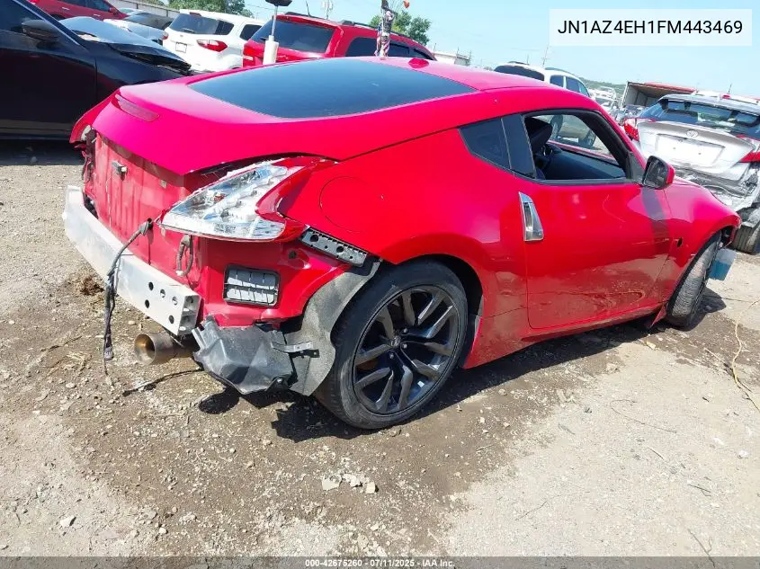 2015 Nissan 370Z Touring VIN: JN1AZ4EH1FM443469 Lot: 42675260