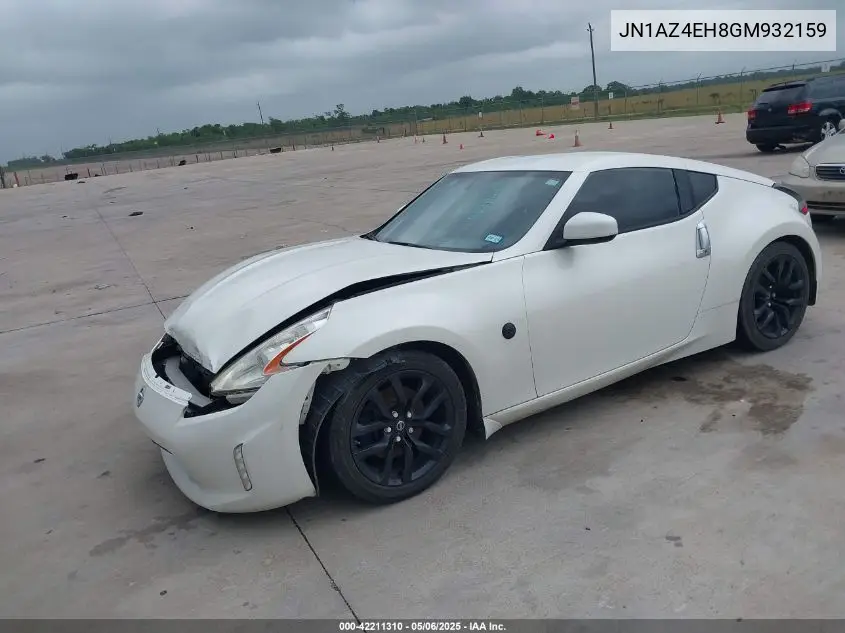 2016 Nissan 370Z VIN: JN1AZ4EH8GM932159 Lot: 42211310
