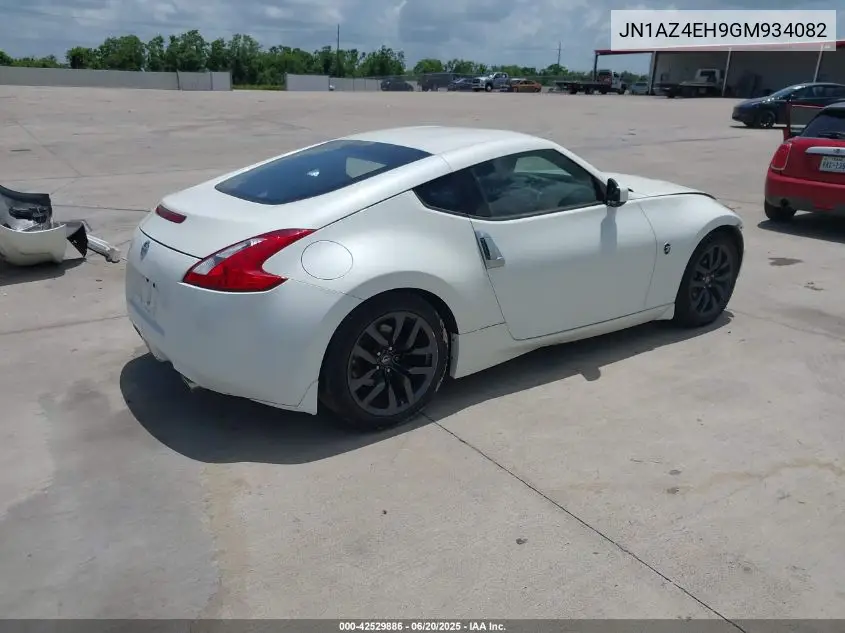 2016 Nissan 370Z VIN: JN1AZ4EH9GM934082 Lot: 42529886