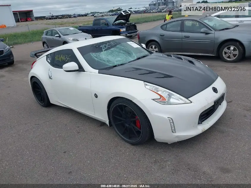 2016 Nissan 370Z Sport VIN: JN1AZ4EH8GM932596 Lot: 42614635