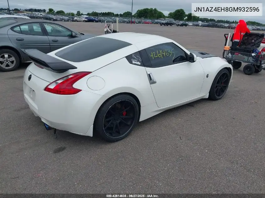 2016 Nissan 370Z Sport VIN: JN1AZ4EH8GM932596 Lot: 42614635