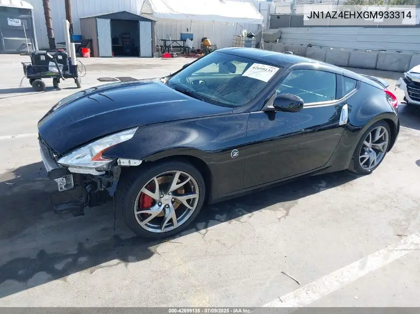 2016 Nissan 370Z Sport Tech VIN: JN1AZ4EHXGM933314 Lot: 42699135