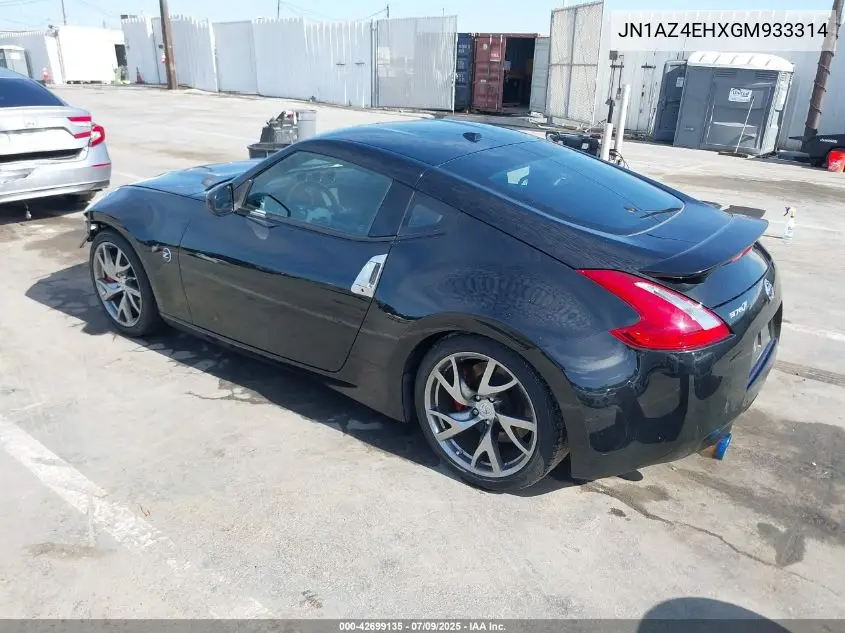 2016 Nissan 370Z Sport Tech VIN: JN1AZ4EHXGM933314 Lot: 42699135