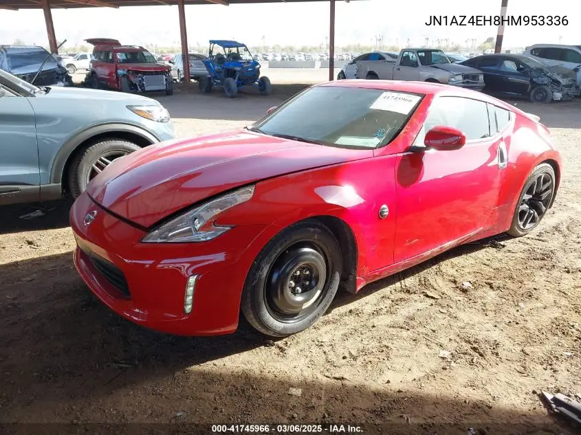 2017 Nissan 370Z VIN: JN1AZ4EH8HM953336 Lot: 41745966