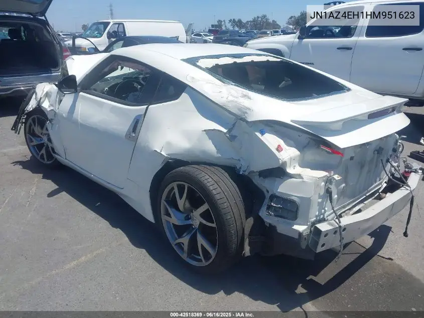 2017 Nissan 370Z Sport VIN: JN1AZ4EH1HM951623 Lot: 42518369
