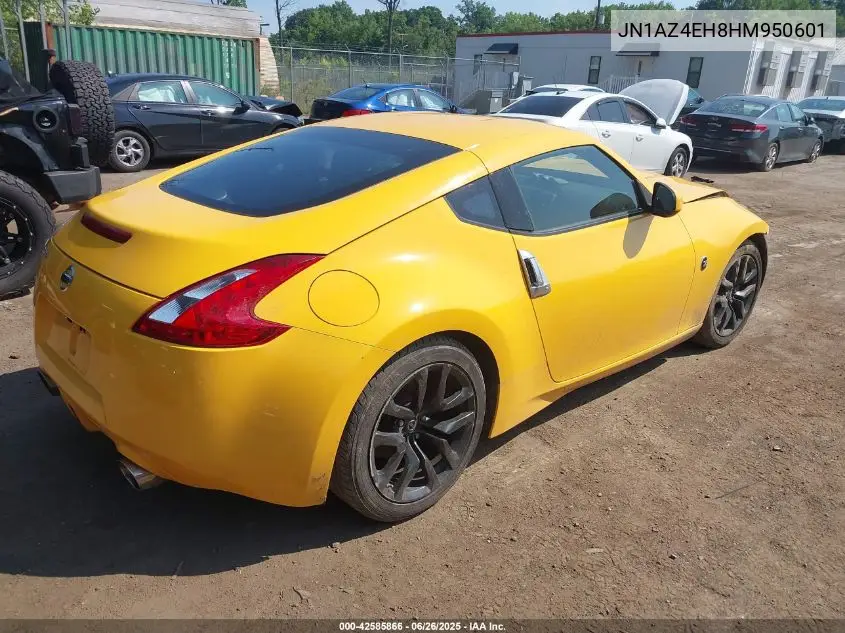 2017 Nissan 370Z Nismo/Nismo Tech/Sport/Sport Tech/Touring VIN: JN1AZ4EH8HM950601 Lot: 42585866