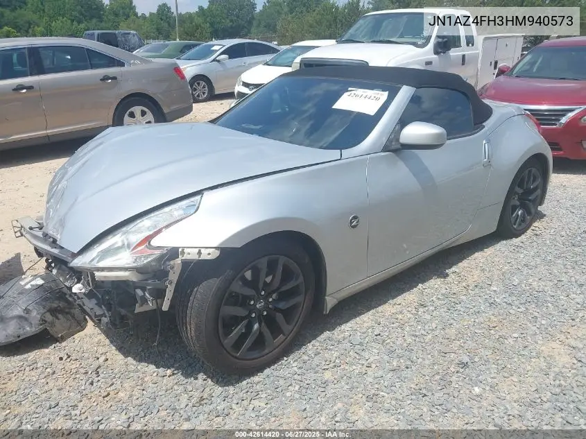 2017 Nissan 370Z Touring VIN: JN1AZ4FH3HM940573 Lot: 42614420