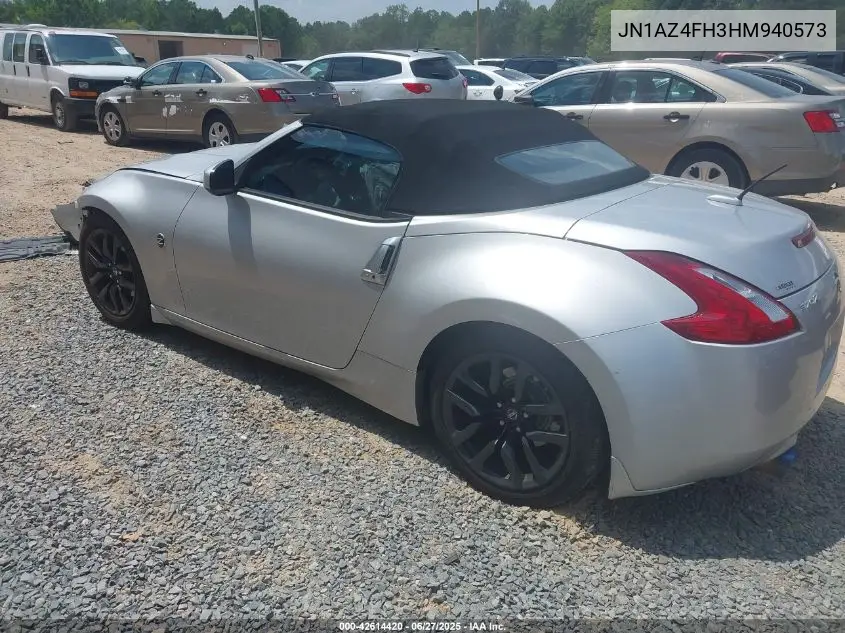 2017 Nissan 370Z Touring VIN: JN1AZ4FH3HM940573 Lot: 42614420