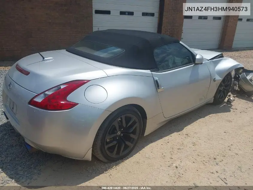 2017 Nissan 370Z Touring VIN: JN1AZ4FH3HM940573 Lot: 42614420