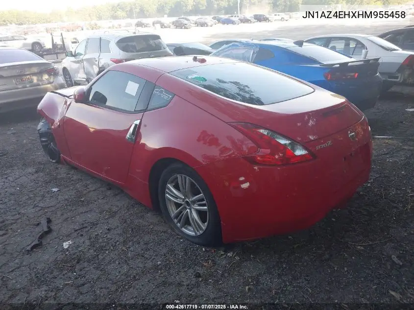 2017 Nissan 370Z Touring VIN: JN1AZ4EHXHM955458 Lot: 42617719