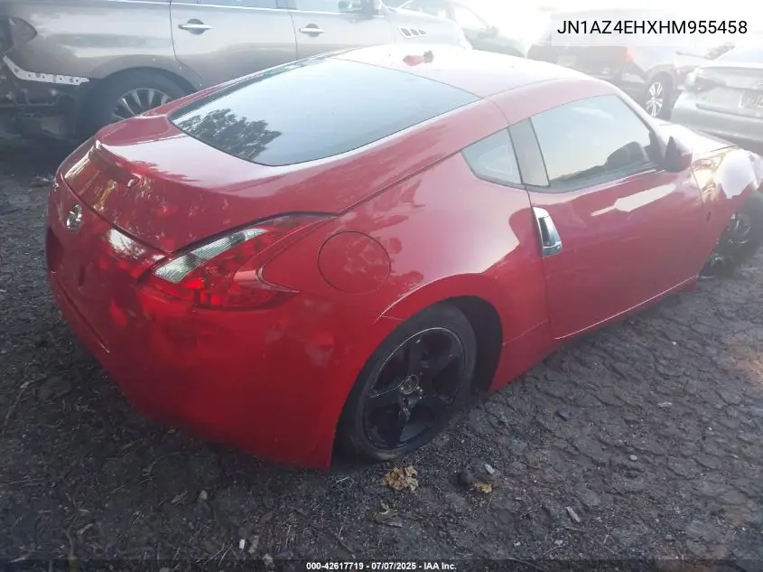 2017 Nissan 370Z Touring VIN: JN1AZ4EHXHM955458 Lot: 42617719