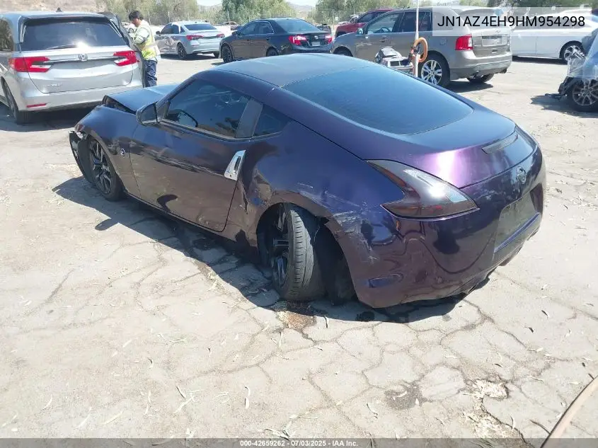 2017 Nissan 370Z VIN: JN1AZ4EH9HM954298 Lot: 42659262