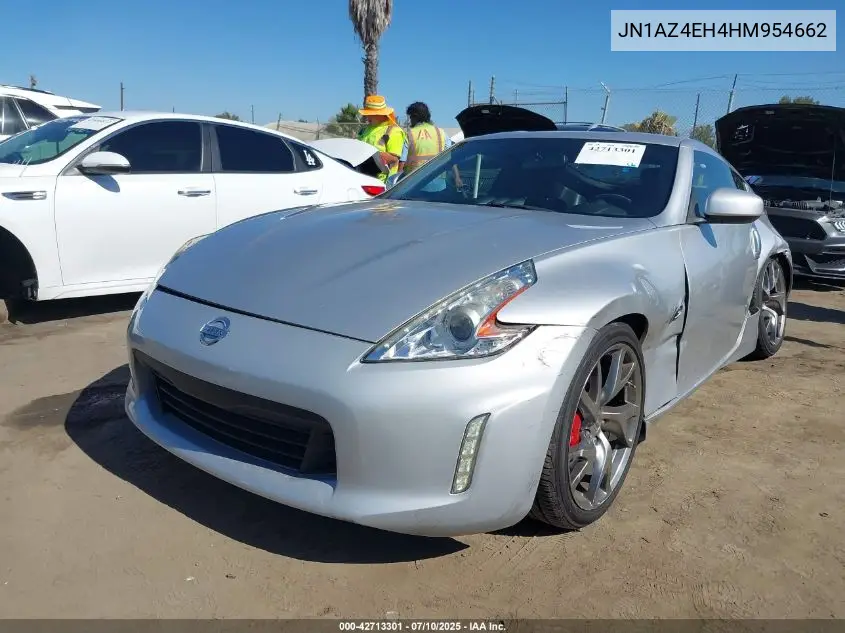 2017 Nissan 370Z Tour/Spt/Tech/Nismo/Tech VIN: JN1AZ4EH4HM954662 Lot: 42713301