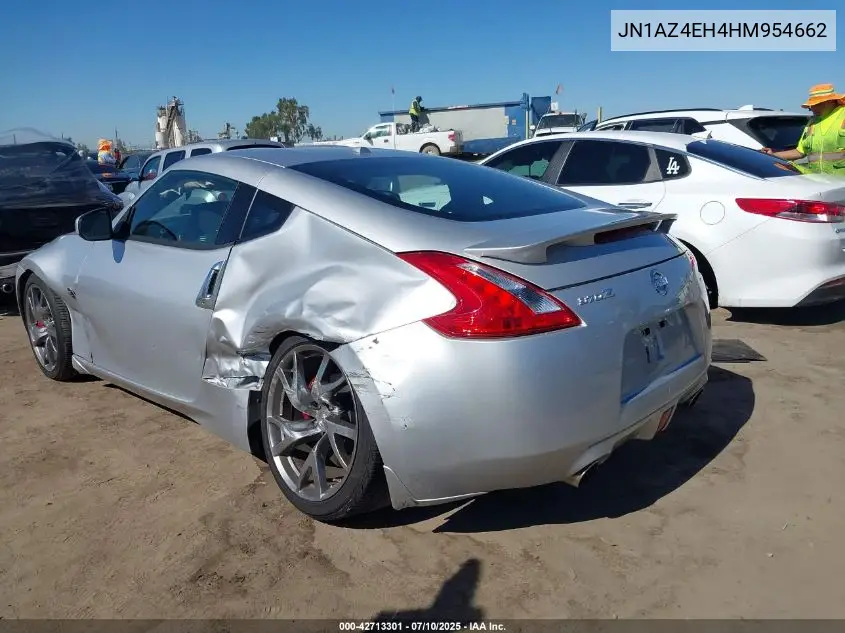2017 Nissan 370Z Tour/Spt/Tech/Nismo/Tech VIN: JN1AZ4EH4HM954662 Lot: 42713301