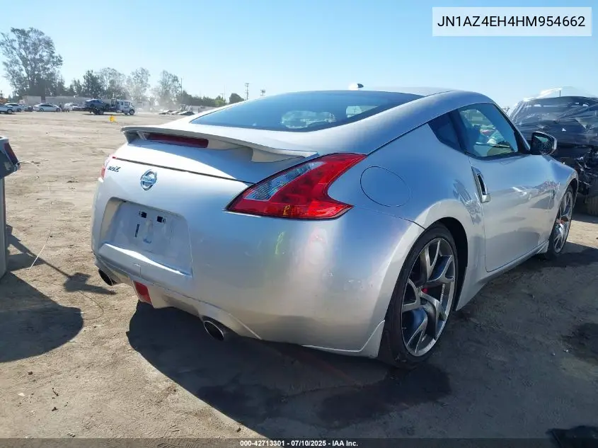 2017 Nissan 370Z Tour/Spt/Tech/Nismo/Tech VIN: JN1AZ4EH4HM954662 Lot: 42713301