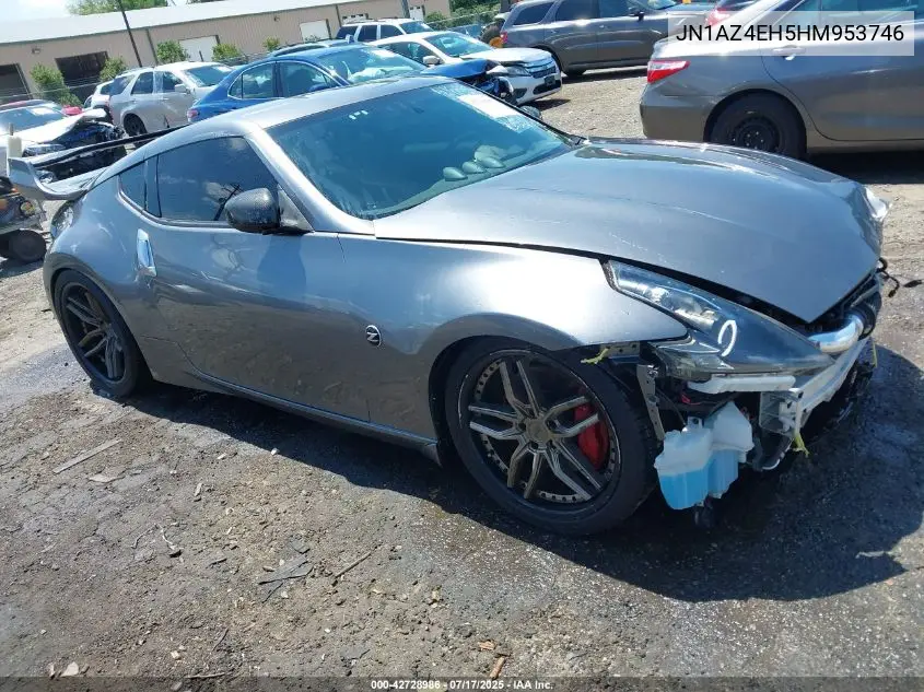 2017 Nissan 370Z VIN: JN1AZ4EH5HM953746 Lot: 42728986