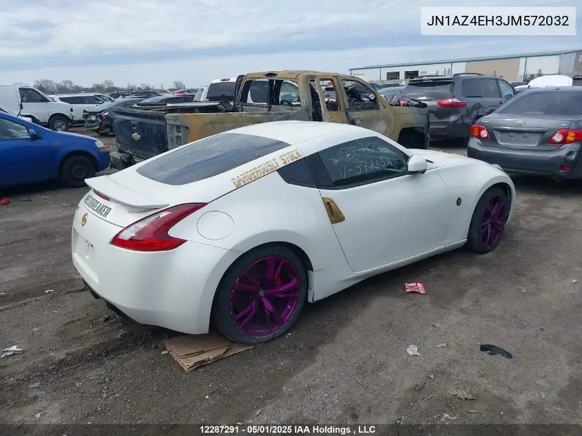 2018 Nissan 370Z Touring/Sport/Nismo VIN: JN1AZ4EH3JM572032 Lot: 12287291