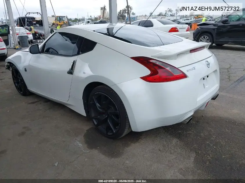 2018 Nissan 370Z VIN: JN1AZ4EH9JM572732 Lot: 42189320