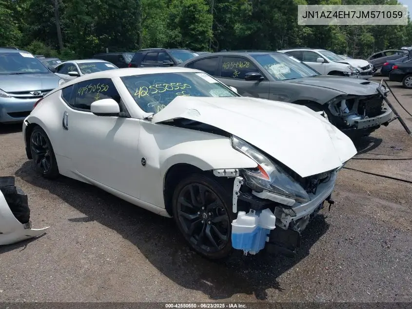 2018 Nissan 370Z VIN: JN1AZ4EH7JM571059 Lot: 42550550