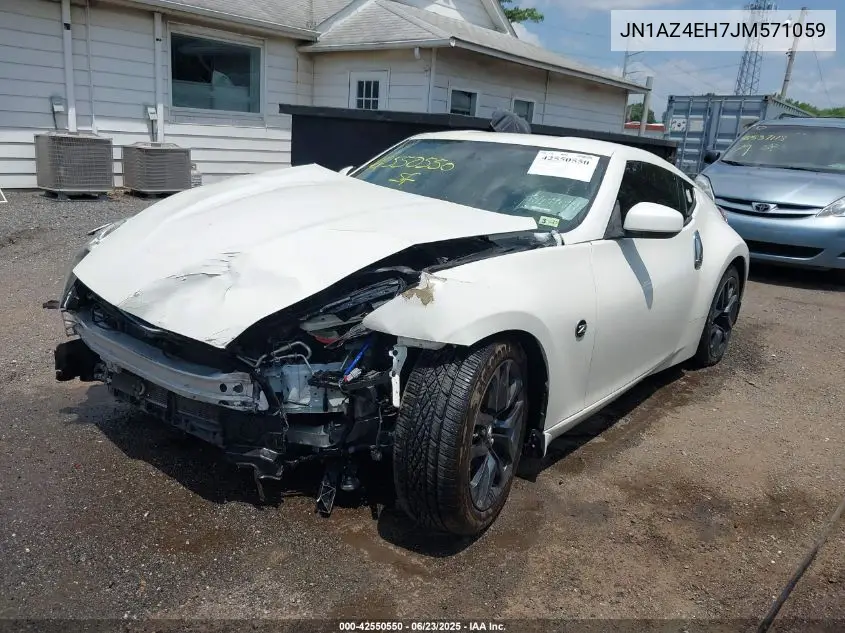 2018 Nissan 370Z VIN: JN1AZ4EH7JM571059 Lot: 42550550