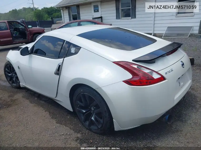 2018 Nissan 370Z VIN: JN1AZ4EH7JM571059 Lot: 42550550