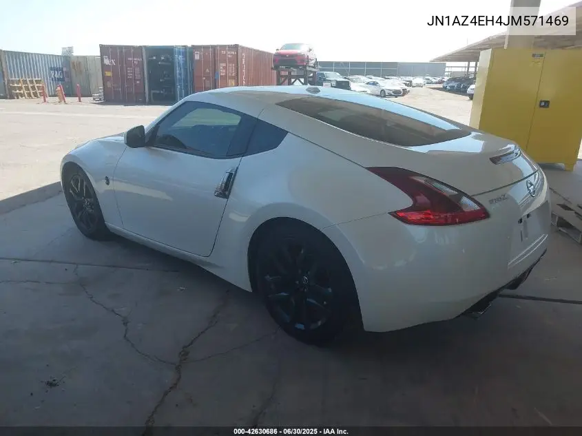 2018 Nissan 370Z Touring VIN: JN1AZ4EH4JM571469 Lot: 42630686