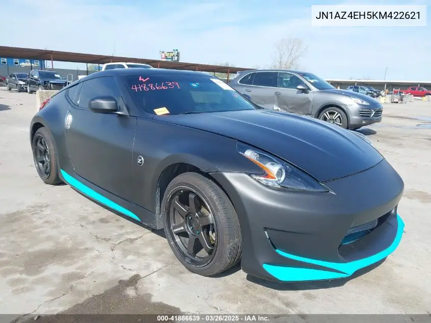 2019 Nissan 370Z VIN: JN1AZ4EH5KM422621 Lot: 41886639