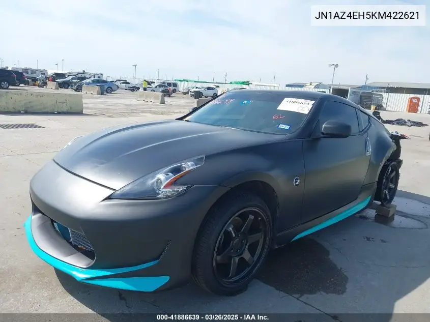 2019 Nissan 370Z VIN: JN1AZ4EH5KM422621 Lot: 41886639