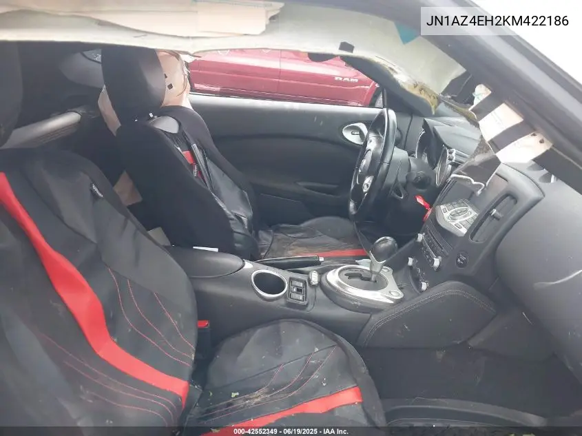 2019 Nissan 370Z Sport Touring VIN: JN1AZ4EH2KM422186 Lot: 42552349