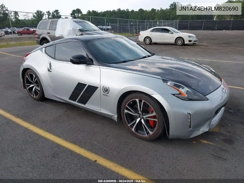 2020 Nissan 370Z Sport 7-Speed Automatic VIN: JN1AZ4EH7LM820690 Lot: 42569896