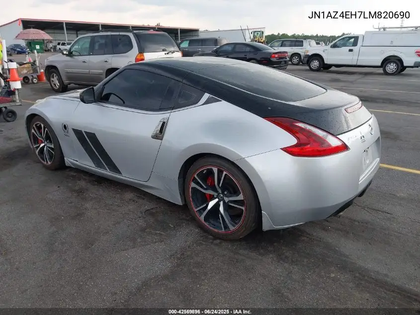 2020 Nissan 370Z Sport 7-Speed Automatic VIN: JN1AZ4EH7LM820690 Lot: 42569896