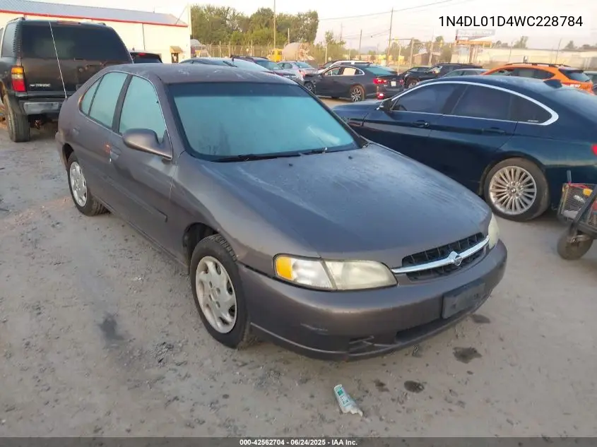 1998 Nissan Altima Gle/Gxe/Se/Xe VIN: 1N4DL01D4WC228784 Lot: 42562704