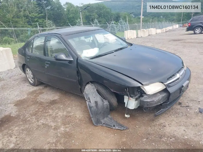 1998 Nissan Altima Gle/Gxe/Se/Xe VIN: 1N4DL01D8WC160134 Lot: 42579399