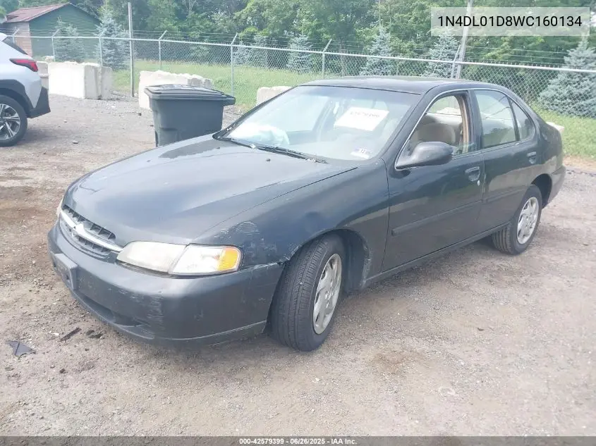 1998 Nissan Altima Gle/Gxe/Se/Xe VIN: 1N4DL01D8WC160134 Lot: 42579399