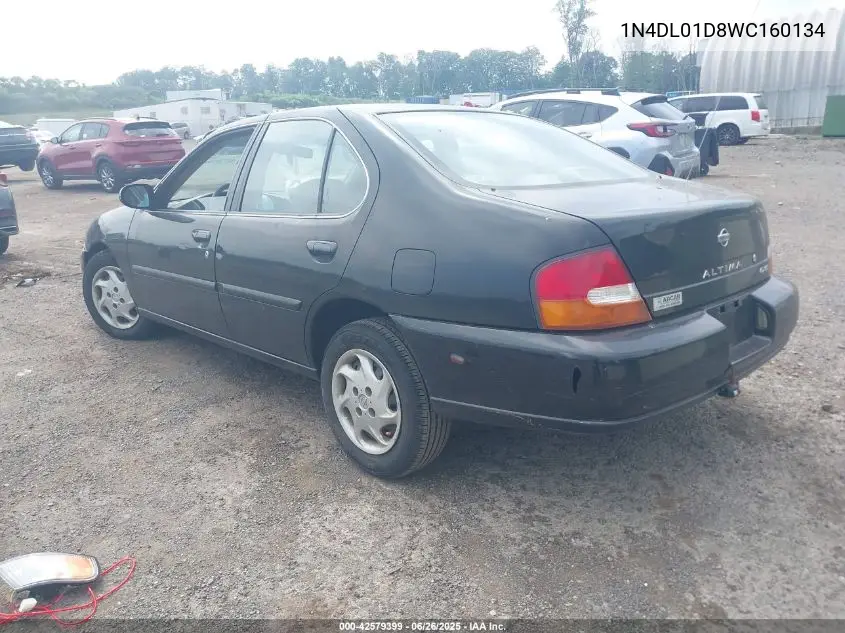 1998 Nissan Altima Gle/Gxe/Se/Xe VIN: 1N4DL01D8WC160134 Lot: 42579399