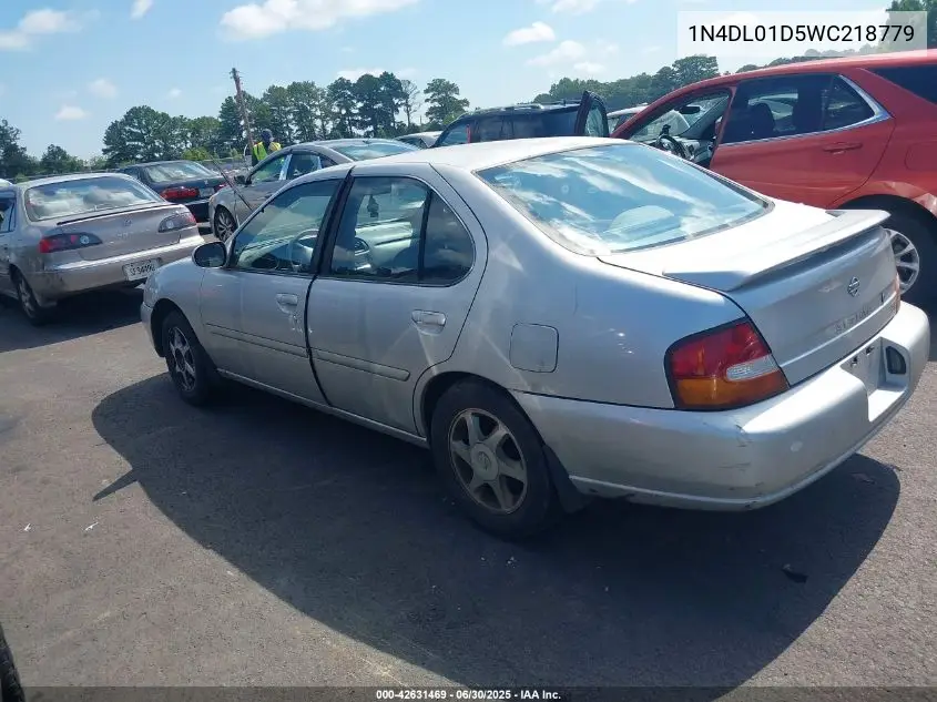 1N4DL01D5WC218779 1998 Nissan Altima Gle/Gxe/Se/Xe