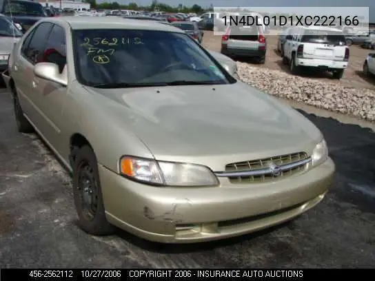 1999 Nissan Altima VIN: 1N4DL01D1XC222166 Lot: 2562112