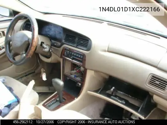 1999 Nissan Altima VIN: 1N4DL01D1XC222166 Lot: 2562112