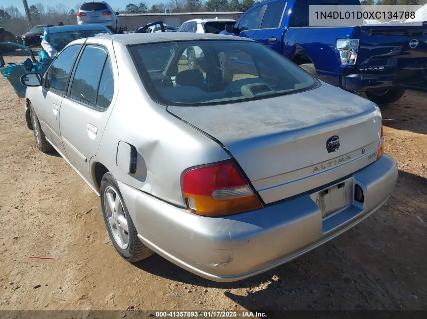 1999 Nissan Altima Gle/Gxe/Se/Se-L/Xe VIN: 1N4DL01D0XC134788 Lot: 41357893
