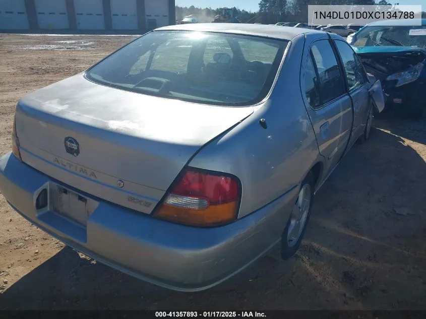 1999 Nissan Altima Gle/Gxe/Se/Se-L/Xe VIN: 1N4DL01D0XC134788 Lot: 41357893
