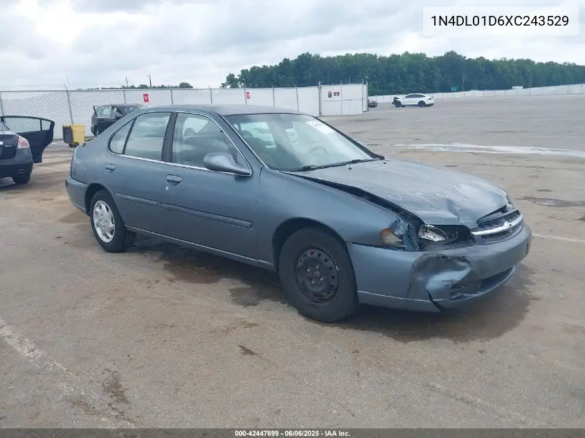 1999 Nissan Altima Gle/Gxe/Se/Se-L/Xe VIN: 1N4DL01D6XC243529 Lot: 42447899