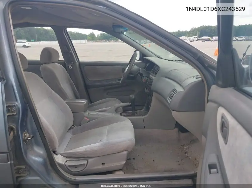 1999 Nissan Altima Gle/Gxe/Se/Se-L/Xe VIN: 1N4DL01D6XC243529 Lot: 42447899